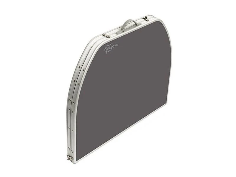 Bo-Camp Ovaal 120 X 80 Koffermodel Campingtafel - Grijs 2 Bo-Camp Ovaal 120 X 80 Koffermodel Campingtafel - Grijs - Afbeelding 2