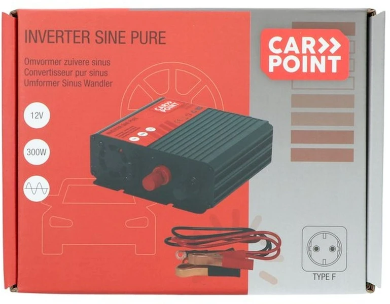 Carpoint Pure Sinus Omvormer 12V Naar 230V - 300W - Afbeelding 4