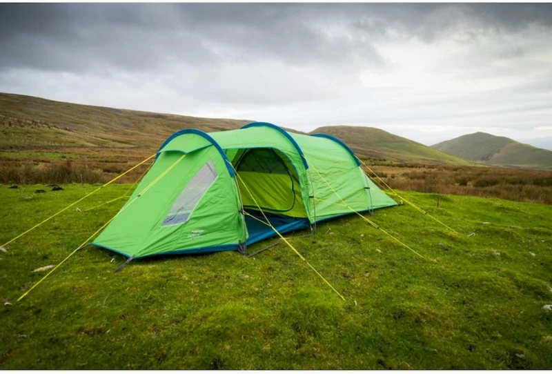 Vango Omega 350 Tunneltent - 3 Persoons - Groen 2 Vango Omega 350 Tunneltent - 3 Persoons - Groen - Afbeelding 2
