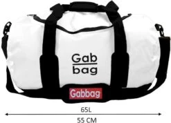 Gabbag Travel M 65L Waterdichte Tas - Wit 5 Gabbag Travel M 65L Waterdichte Tas - Wit -Winkel Voor Kampeerartikelen 4 0jgr410 000 resultaat