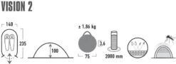 High Peak Vision 2 Pop-up Tent - 2 Persoons - Groen 15 High Peak Vision 2 Pop-up Tent - 2 Persoons - Groen -Winkel Voor Kampeerartikelen 440 1200 4001690101080.pt01 1