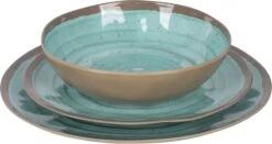 Bo-Camp Halo Melamine Serviesset - 12-delig - Aqua -Winkel Voor Kampeerartikelen 900 1327 6181392 05