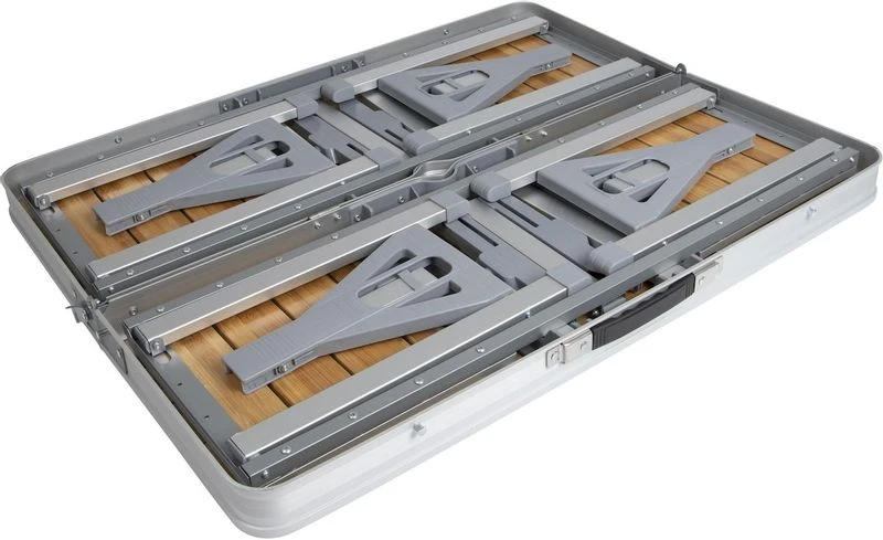 Bo-Camp 136 X 85 Inklapbare Picknicktafel - Bamboe 8 Bo-Camp 136 X 85 Inklapbare Picknicktafel - Bamboe - Afbeelding 8