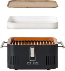 Everdure Cube Houtskool Barbecue - Zwart 5 Everdure Cube Houtskool Barbecue - Zwart -Winkel Voor Kampeerartikelen 900 821 9312646028869 2