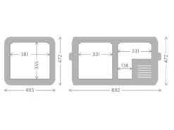 Dometic CFX3 75 Beschermhoes 21 Dometic CFX3 75 Beschermhoes -Winkel Voor Kampeerartikelen cfx3 75