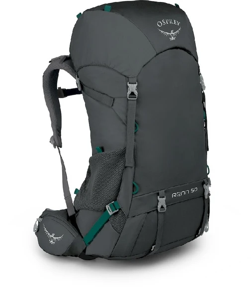 Osprey Renn Backpack - 50 Liter - Donkergrijs 1 Osprey Renn Backpack - 50 Liter - Donkergrijs